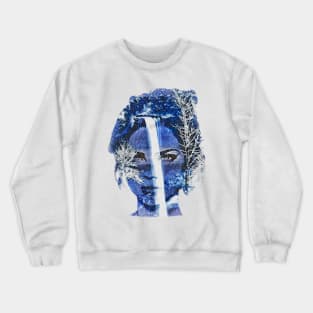 Double Exposure Nature Girl Crewneck Sweatshirt